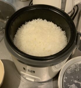 HOME SWANよこやま炊飯器ミニ炊き上がり